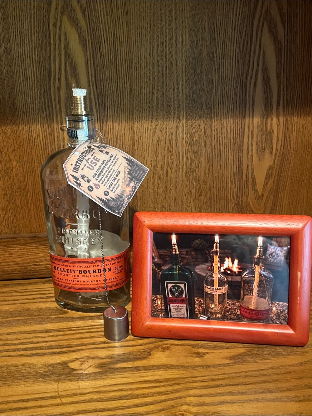 Bulleit Bourbon Tiki Torch
